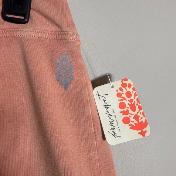 FP Movement Free People Hot Shot Mini Skort Womens Large Petal Orange Active NWT - Picture 8 of 14